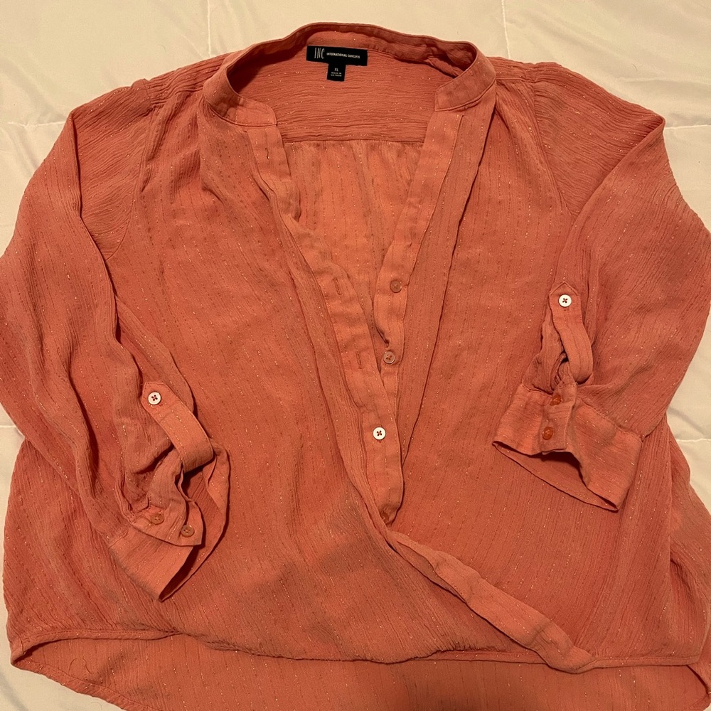 I.N.C. Brand XL Resort-Style, linen top